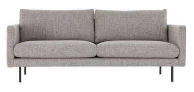 Scandic Copenhagen 3-istuttava sohva roosa Soro 61, mustat jalat, asiakaspalautu